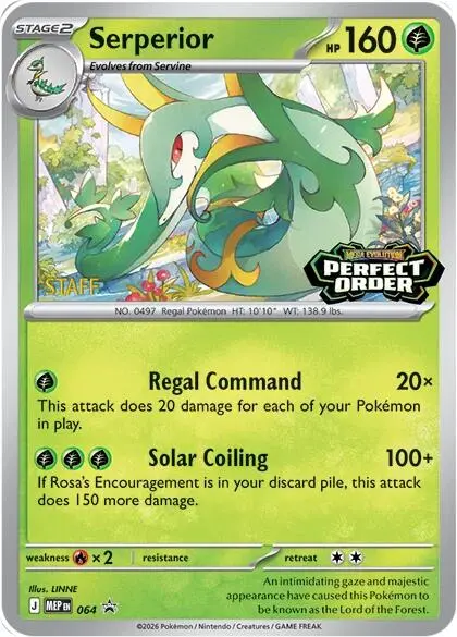 Serperior (064) [Staff] [Mega Evolution Promo] 1