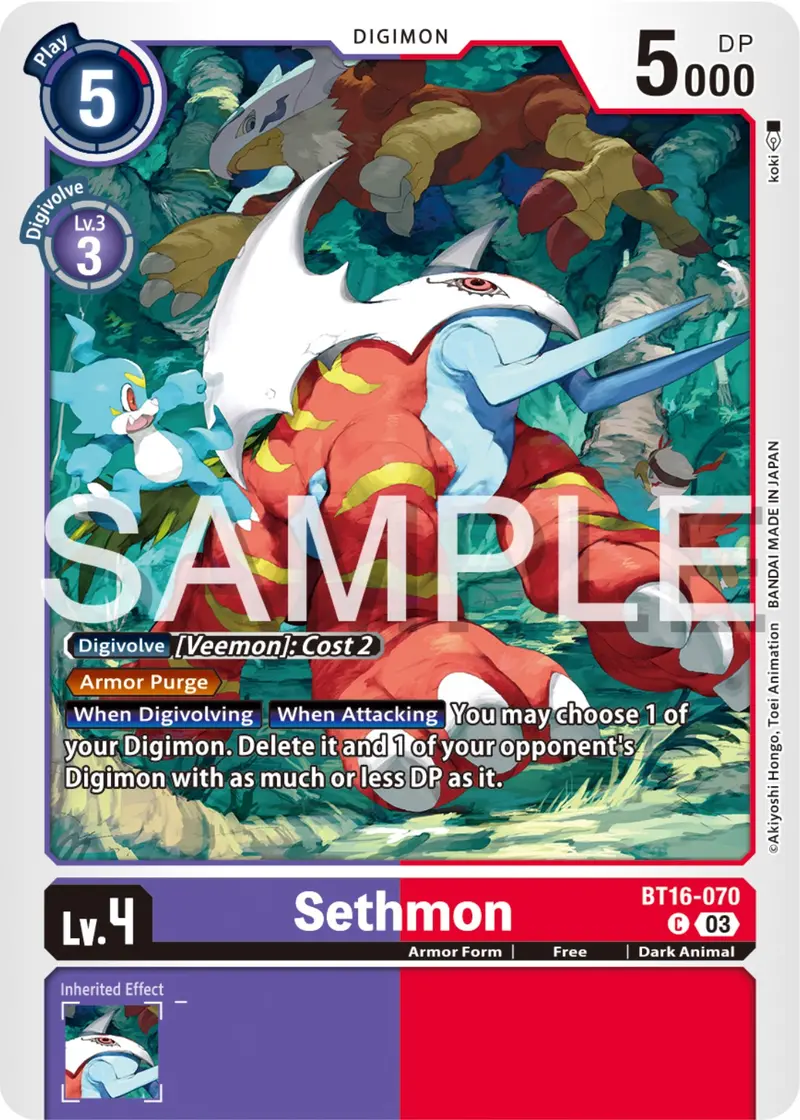 Sethmon [Bt16-070] [Beginning Observer] 1