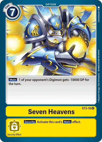 Seven Heavens [St3-16] [Starter Deck: Heaven's Yellow] 1