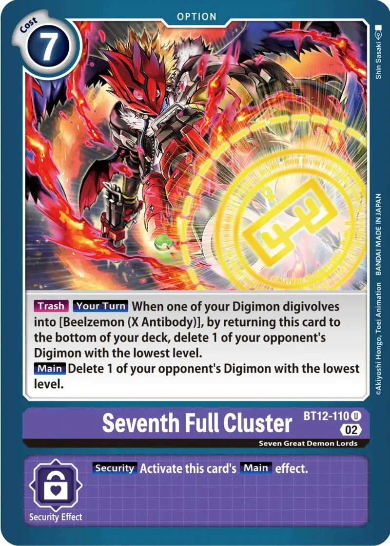 Seventh Full Cluster [Bt12-110] [Across Time] 1