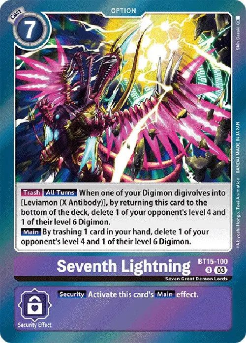 Seventh Lightning [Bt15-100] [Exceed Apocalypse] 1