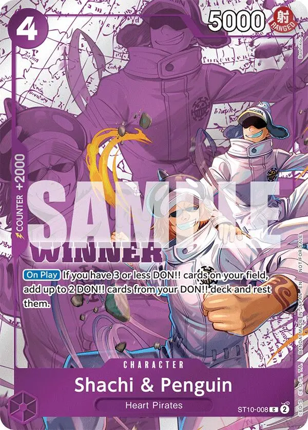 Shachi & Penguin (Winner Pack 2025 Vol. 4) [One Piece Promotion Cards] 1