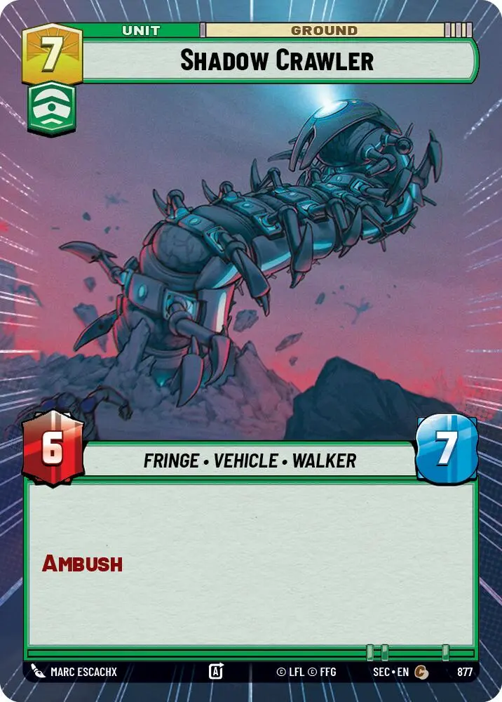 Shadow Crawler (877) (Hyperspace Foil) (877) [Secrets Of Power] 1