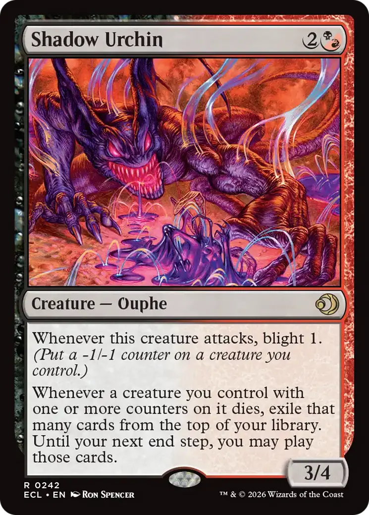 Shadow Urchin [Lorwyn Eclipsed] 1