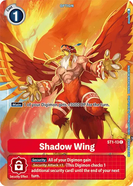 Shadow Wing [St1-13] (Alternate Art) [Starter Deck: Gaia Red Promos] 1