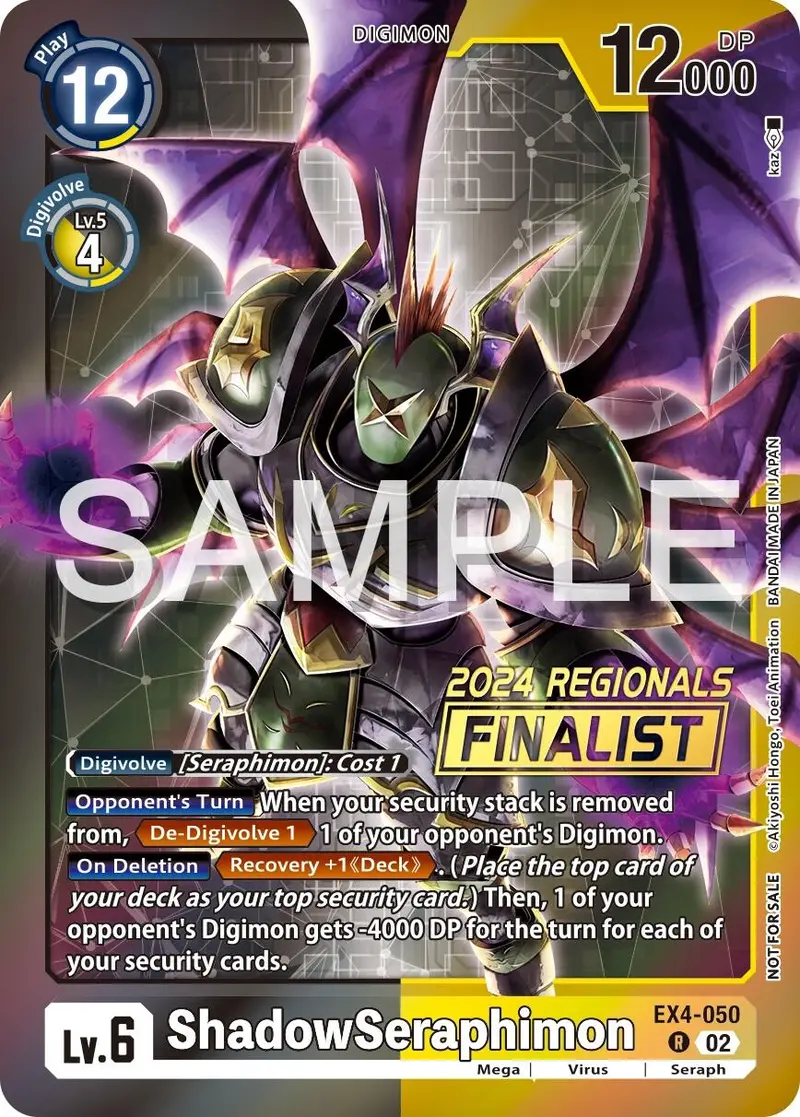 Shadowseraphimon [Ex4-050] (2024 Regionals Finalist) [Alternative Being Booster] 1