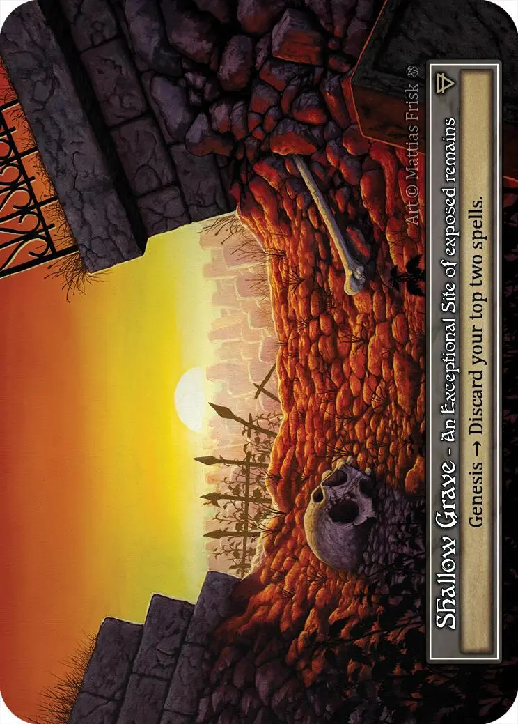 Shallow Grave (Foil) [Gothic] 1
