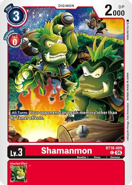 Shamanmon [Bt18-009] [Release Special Booster Ver.2.0] 1