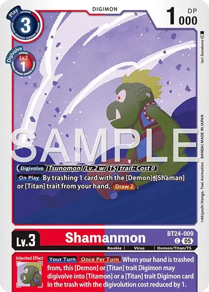 Shamanmon [Bt24-009] [Time Stranger] 1