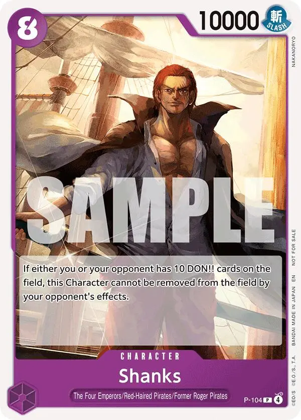 Shanks (Tournament Pack 2026 Vol. 2) [One Piece Promotion Cards] 1