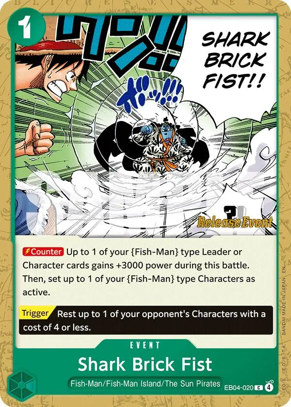 Shark Brick Fist [The Azure Sea's Seven Release Event Cards] 1