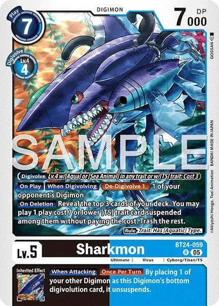Sharkmon [Bt24-059] [Time Stranger] 1