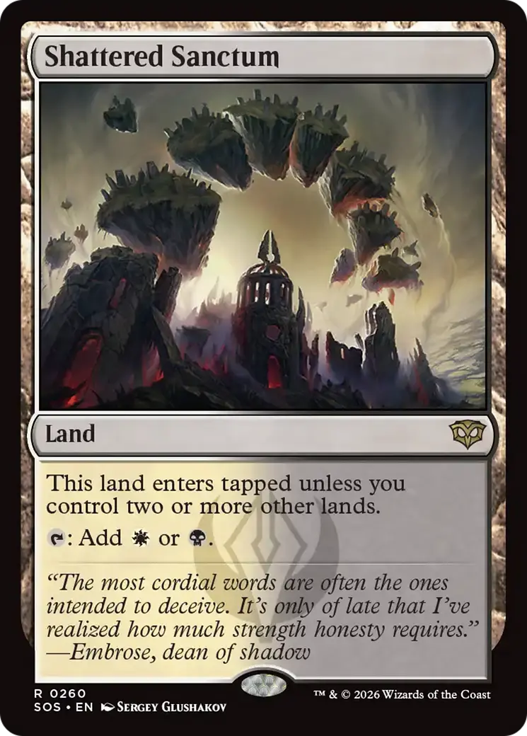 Shattered Sanctum [Secrets Of Strixhaven] 1