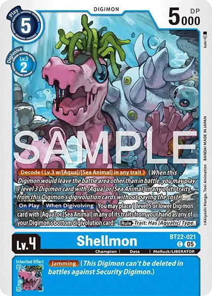 Shellmon [Bt22-021] [Cyber Eden] 1