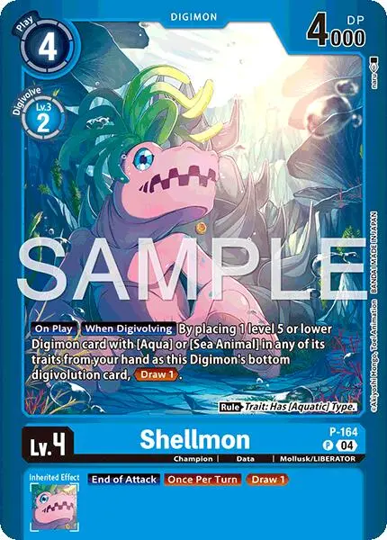 Shellmon [P-164] (Limited Card Pack -Billion Bullet-) [Limited Card Pack -Billion Bullet-] 1