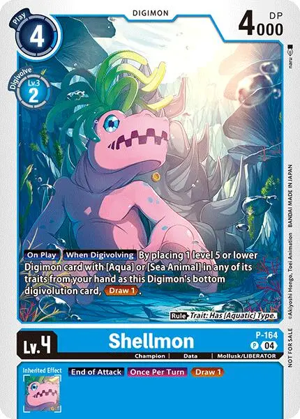Shellmon [P-164] (Store Tournament 2025 Vo.1 Participation Pack) [Promotional Cards] 1