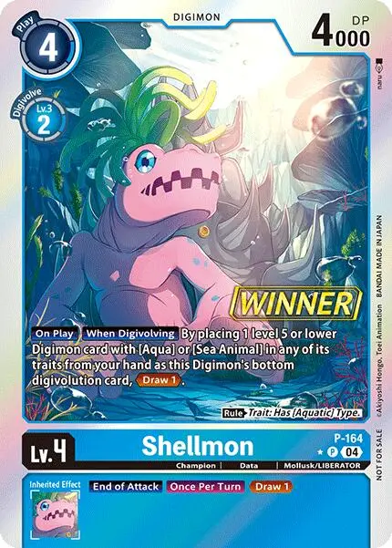 Shellmon [P-164] (Store Tournament 2025 Vo.1 Winner Pack) [Promotional Cards] 1