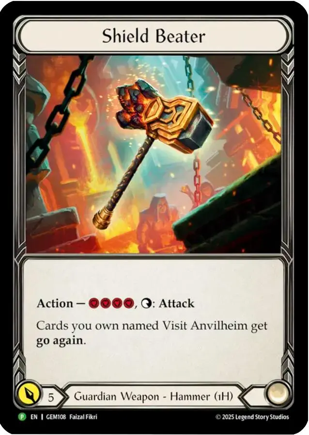 Shield Beater [Gem108] (Gem Pack 4)  Cold Foil 1