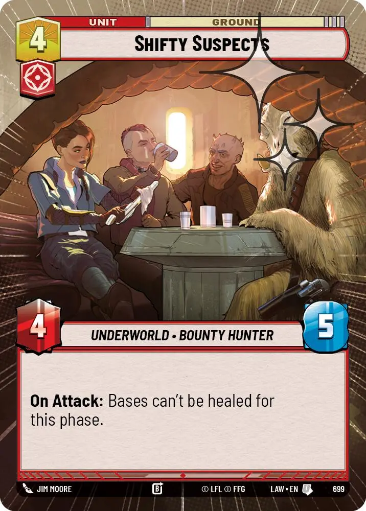 Shifty Suspects (699) (Hyperspace Foil) (699) [A Lawless Time] 1