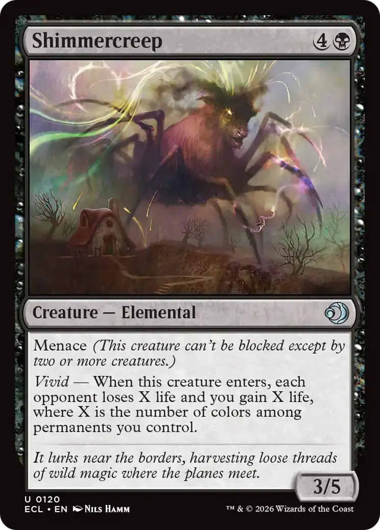 Shimmercreep [Lorwyn Eclipsed] 1