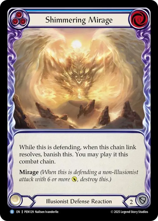 Shimmering Mirage (Blue) (Regular) [Pen129] (Compendium Of Rathe) 1