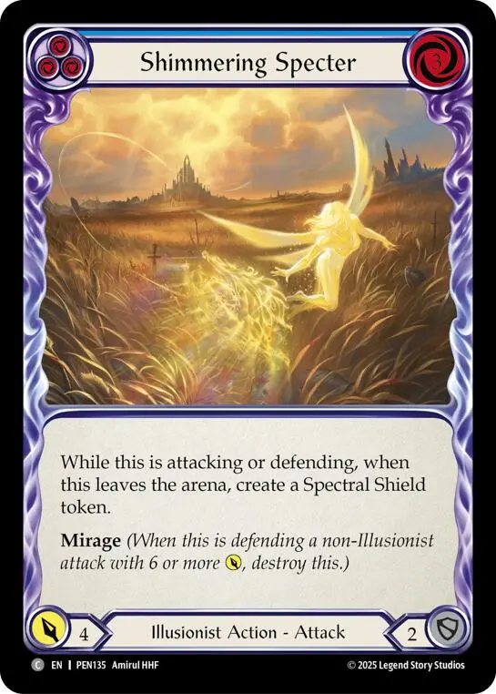 Shimmering Specter (Blue) (Regular) [Pen135] (Compendium Of Rathe) 1