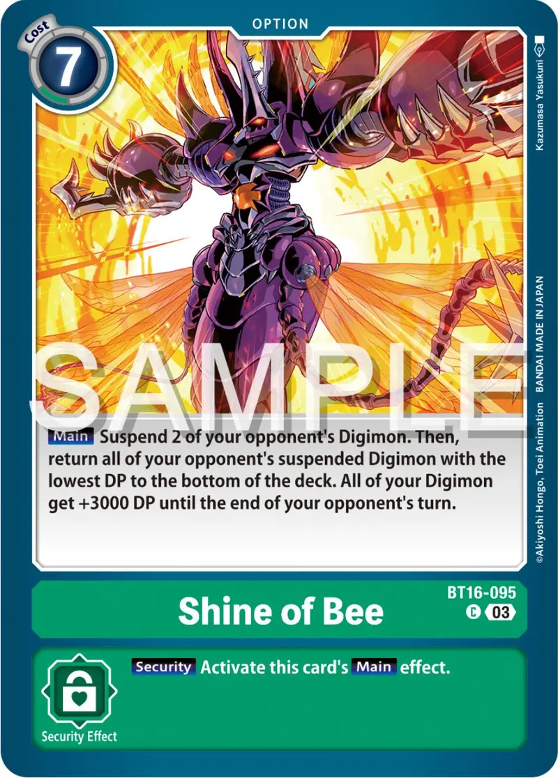 Shine Of Bee [Bt16-095] [Beginning Observer] 1