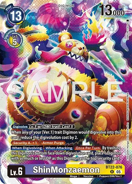 Shinmonzaemon [Bt22-076] [Cyber Eden] 1