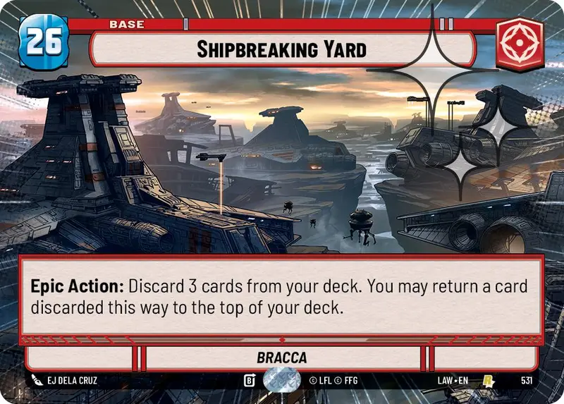 Shipbreaking Yard (531) (Hyperspace Foil) (531) [A Lawless Time] 1