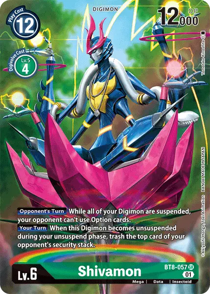 Shivamon [Bt8-057] (Alternate Art) [New Awakening] 1