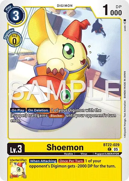 Shoemon [Bt22-029] [Cyber Eden] 1