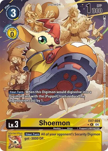 Shoemon [Ex7-024] (Alternate Art) [Digimon Liberator] 1