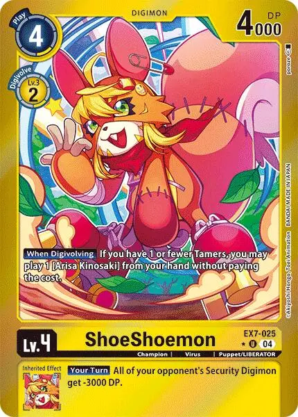 Shoeshoemon [Ex7-025] (Foil) [Digimon Liberator] 1