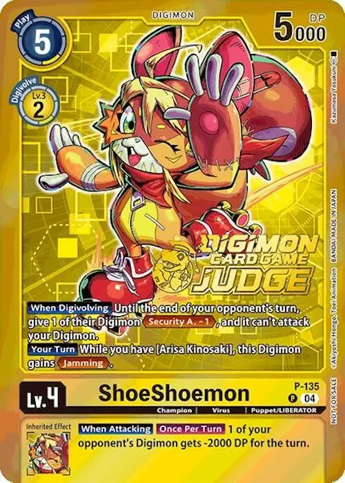 Shoeshoemon [P-135] (Judge Pack 2025 Wave 1) [Promotional Cards] 1