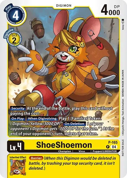 Shoeshoemon [P-165] (Store Tournament 2025 Vo.1 Participation Pack) [Promotional Cards] 1