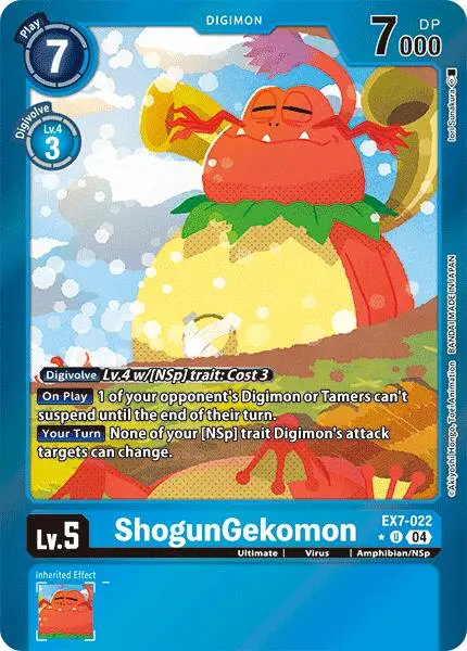 Shogungekomon [Ex7-022] (Foil) [Digimon Liberator] 1