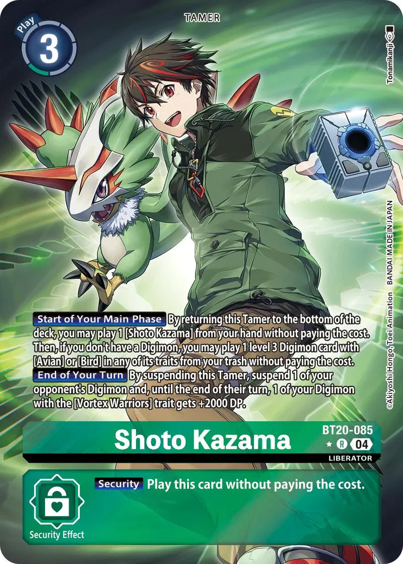 Shoto Kazama [Bt20-085] (Alternate Art) [Release Special Booster Ver.2.5] 1