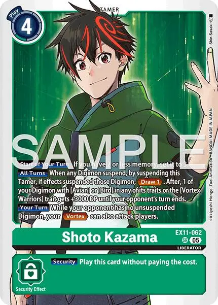Shoto Kazama [Ex11-062] [Dawn Of Liberator] 1