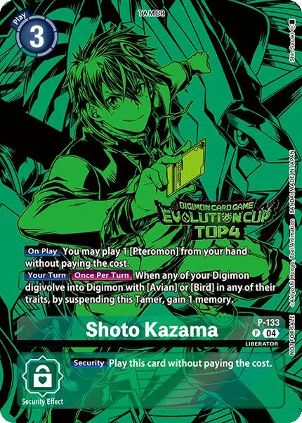 Shoto Kazama [P-133] (2024 Evolution Cup Top 4) [Promotional Cards] 1