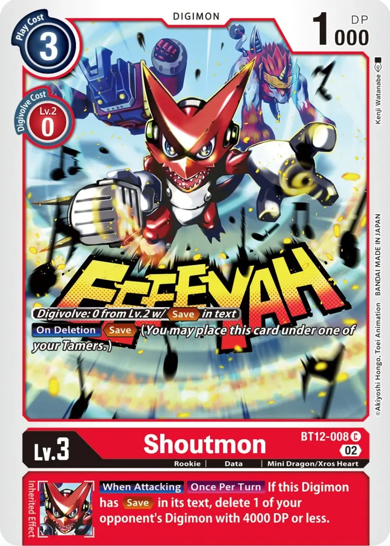 Shoutmon [Bt12-008] [Across Time] 1