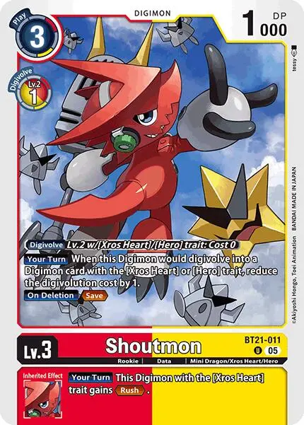 Shoutmon [Bt21-011] [World Convergence] 1