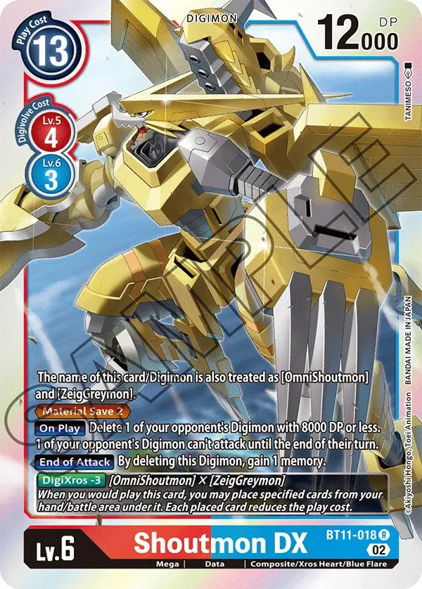 Shoutmon Dx [Bt11-018] [Dimensional Phase] 1