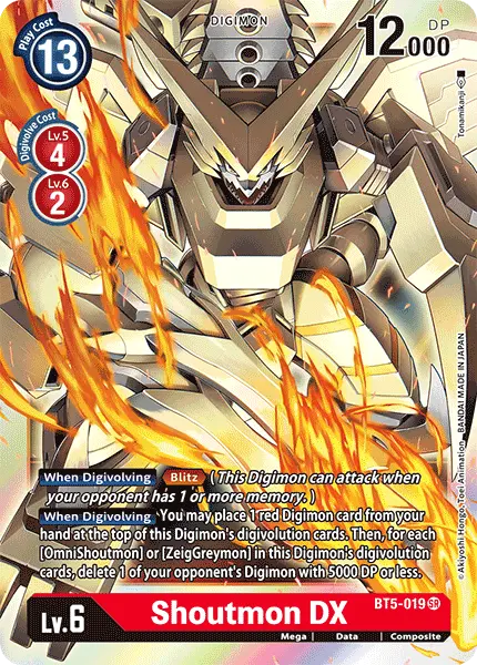 Shoutmon Dx [Bt5-019] [Battle Of Omni] 1