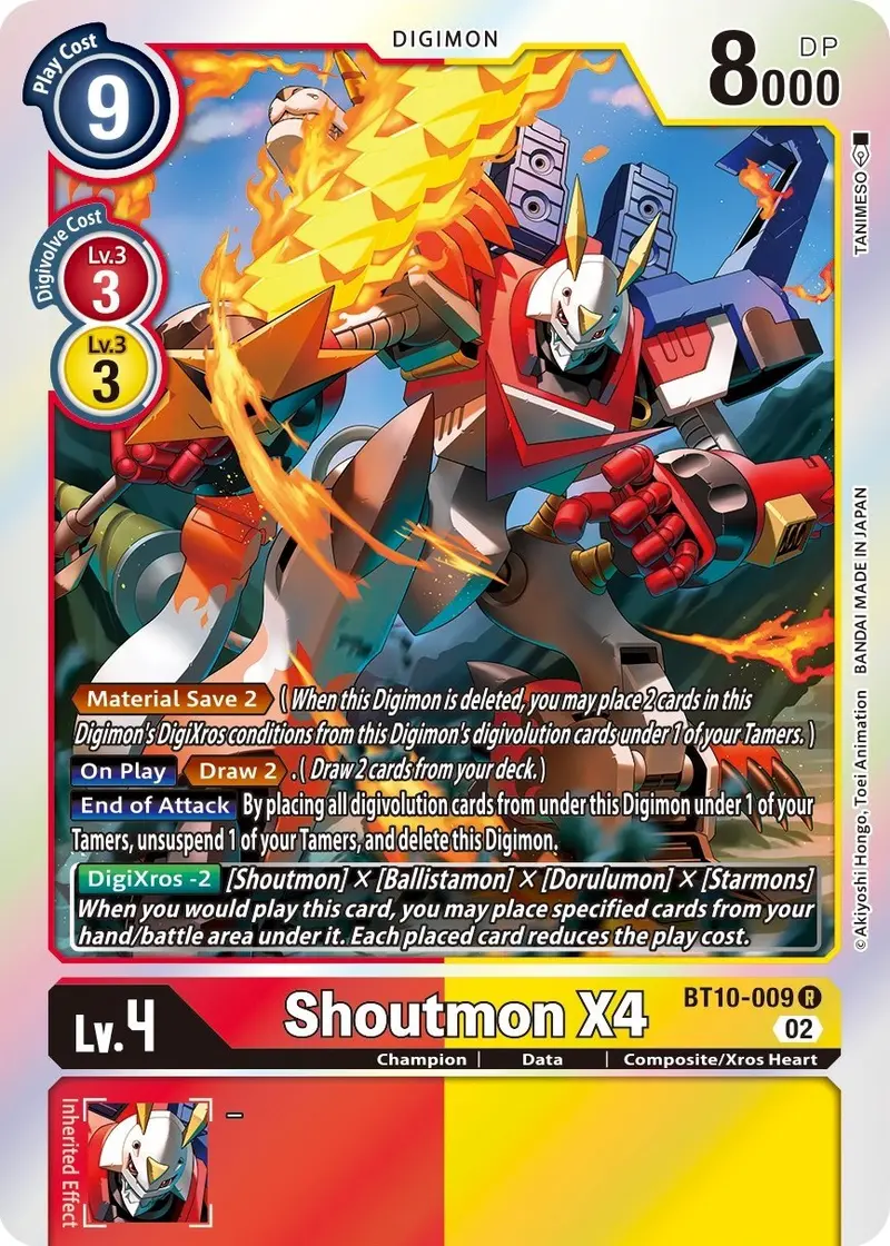 Shoutmon X4 [Bt10-009] [Xros Encounter] 1