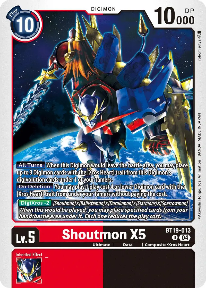 Shoutmon X5 [Bt19-013] [Release Special Booster Ver.2.5] 1