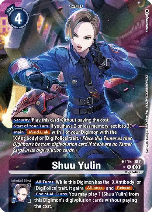 Shuu Yulin [Bt15-087] (Alternate Art) [Exceed Apocalypse] 1