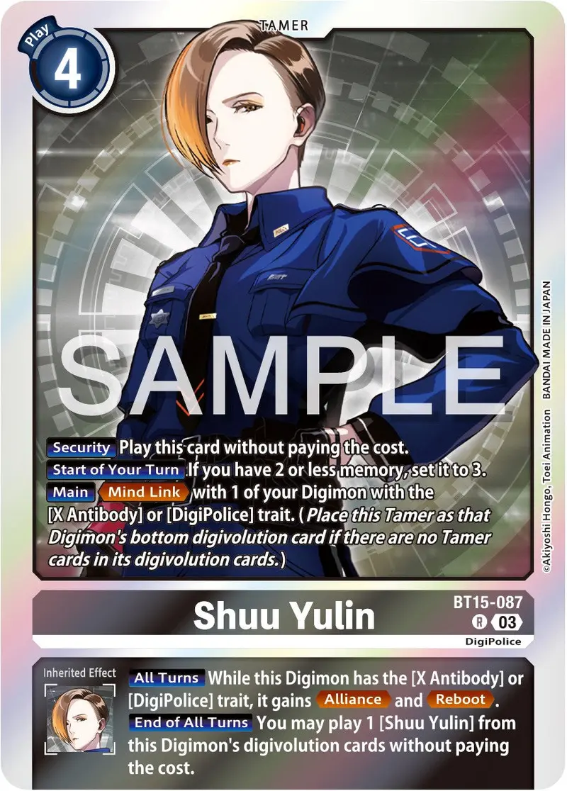 Shuu Yulin [Bt15-087] [Exceed Apocalypse] 1
