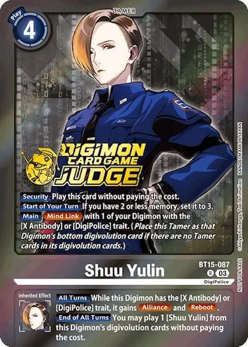 Shuu Yulin [Bt15-087] (Judge Pack 6) [Exceed Apocalypse] 1