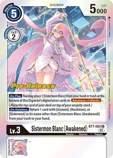 Sistermon Blanc (Awakened) [Bt7-082] [Next Adventure Pre-Release Cards] 1
