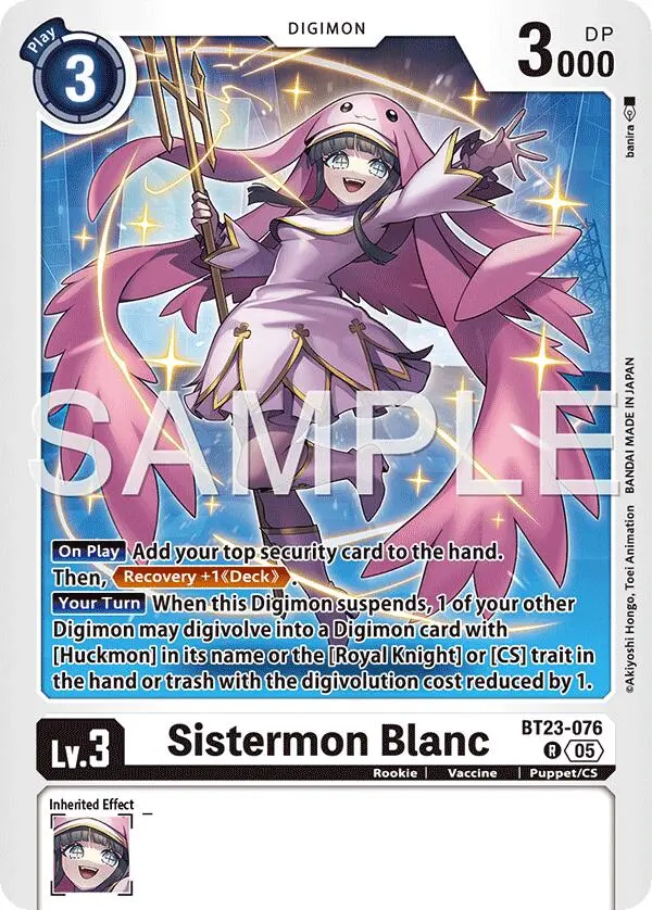 Sistermon Blanc [Bt23-076] [Hackers' Slumber] 1